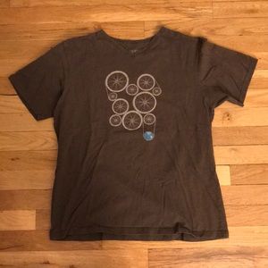 Patagonia Brown V Neck T Shirt